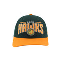 BOISE HAWKS FINEST SNAP BACK HAT, GREEN/YELLOW