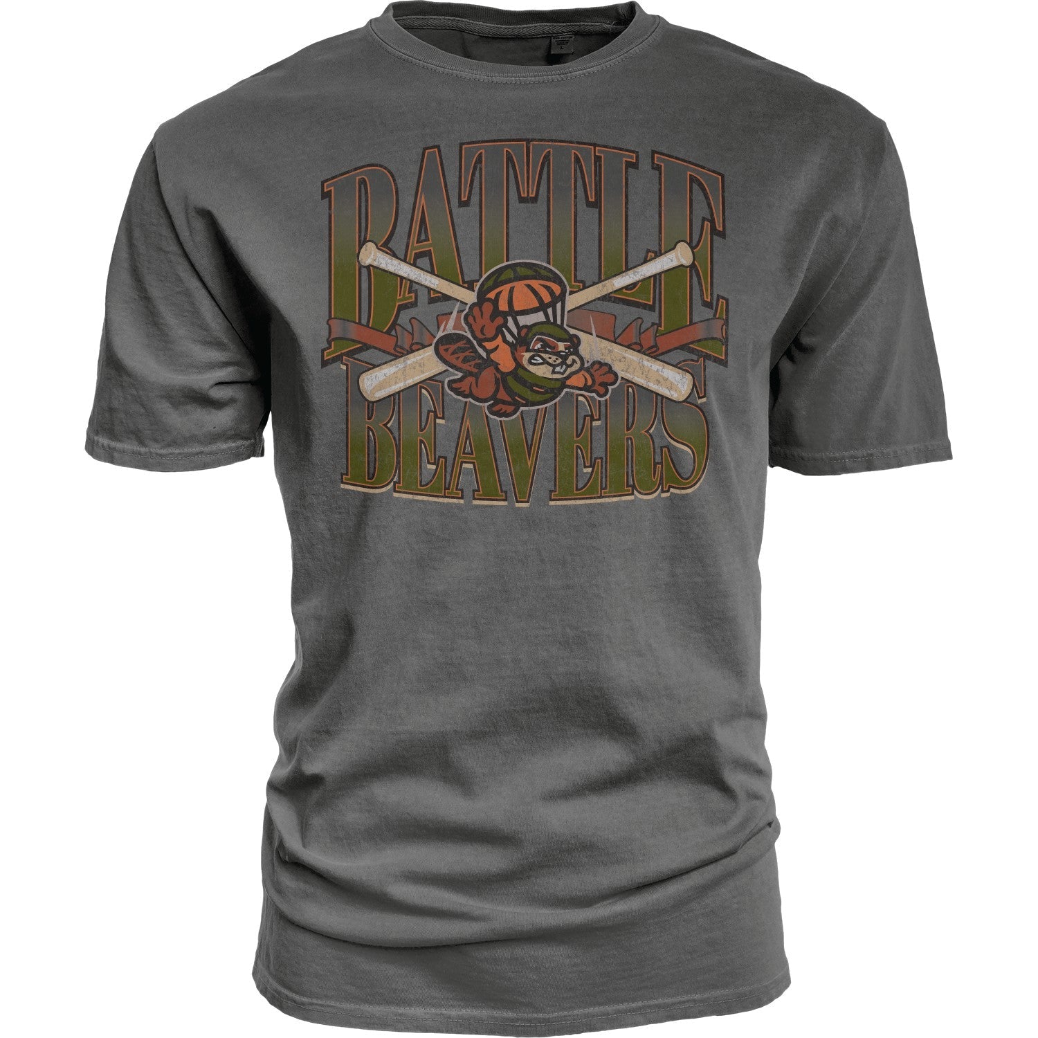 BOISE BATTLE BEAVERS PURE CLASS TEE, VINTAGE BLACK