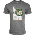 BOISE HAWKS MEN'S STATE LOGO TEE, GRAPHITE