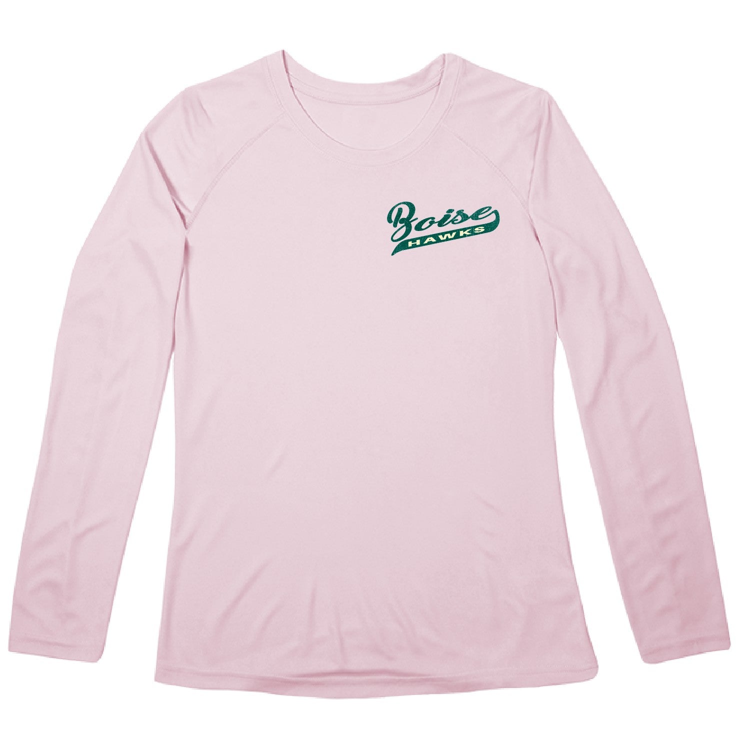 BOISE HAWKS WOMEN'S L/S SUN SHIRT, PINK