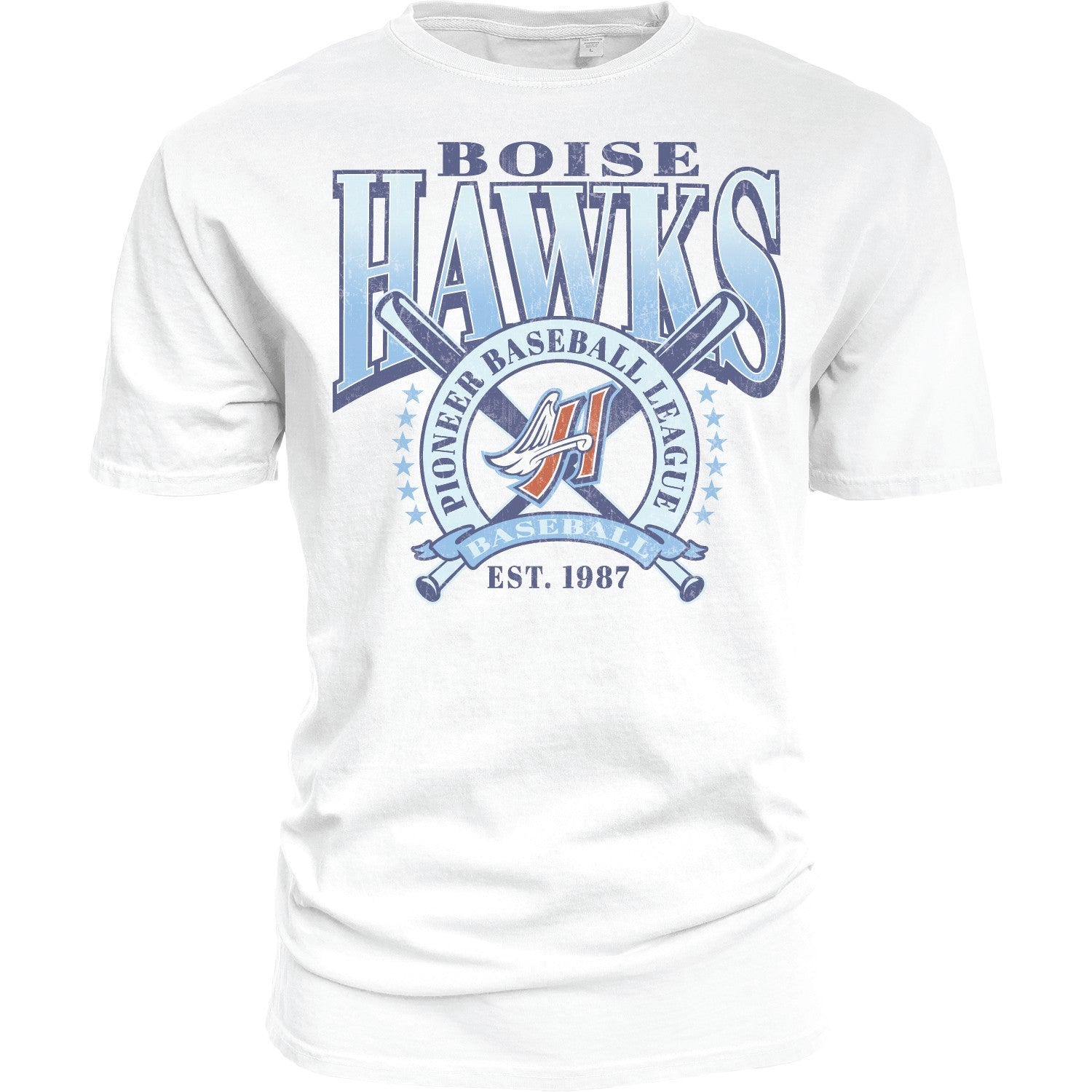 BOISE HAWKS MEN'S BITE BACK H-WING TEE
