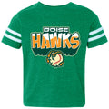 BOISE HAWKS TODDLER SPORTY TEE, VINTAGE GREEN