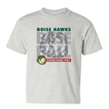 BOISE HAWKS YOUTH LUIGI TEE, ASH GREY