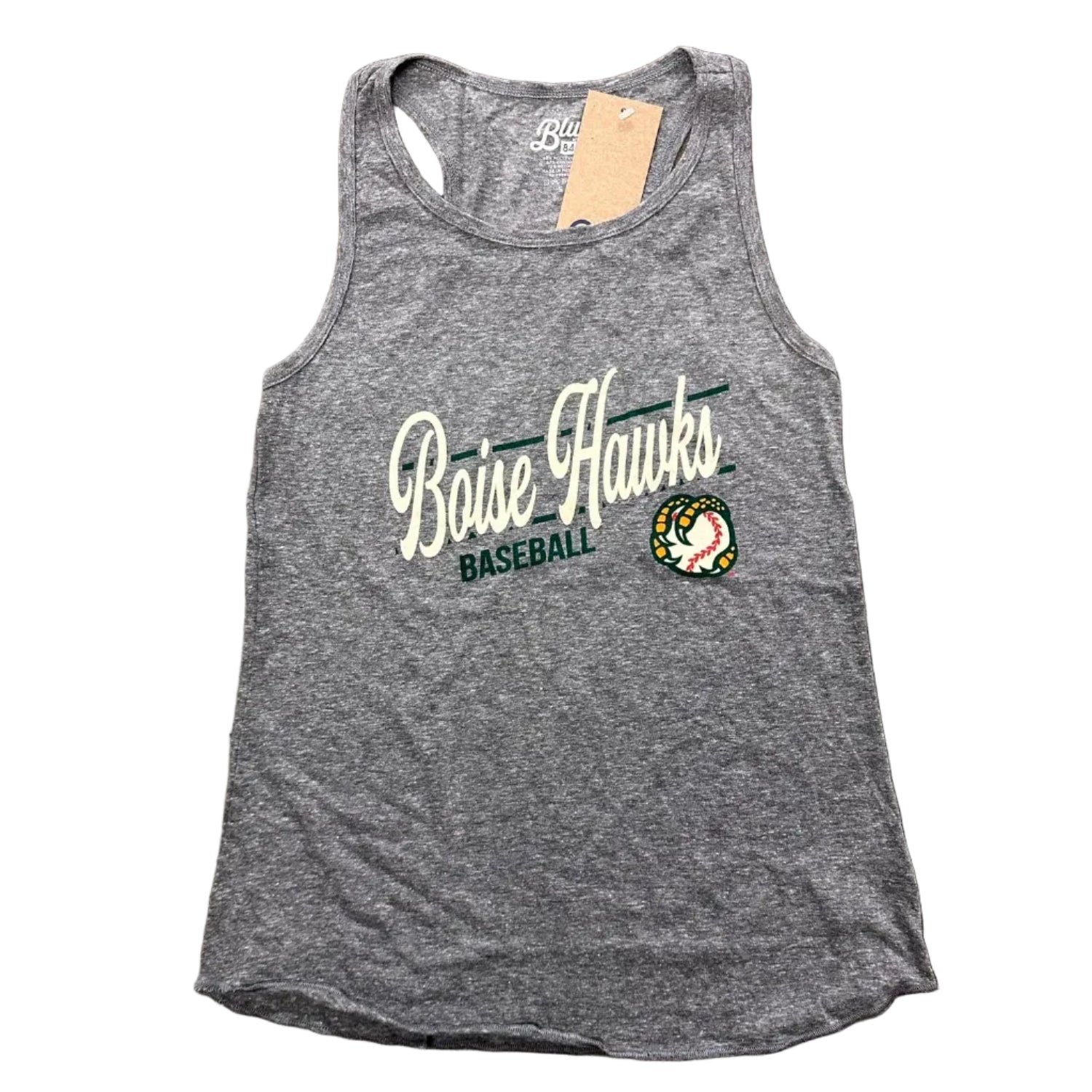 BOISE HAWKS WOMEN'S FEALTY TANK, GREY